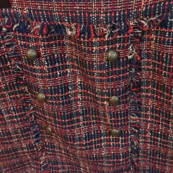 Court & Rowe Tweed Belle Noel Mini Skirt Plaid